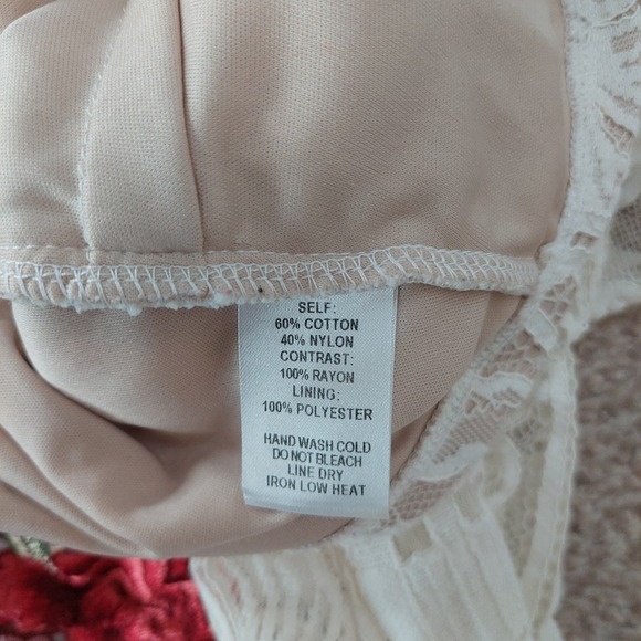 Lulus White Lace Floral Embroidered Two Piece Maxi Skirt Set Size Medium - Picture 7 of 8